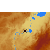Nearby Forecast Locations - Bukama - Mapa