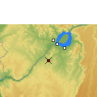 Nearby Forecast Locations - Kasangulu - Mapa