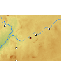 Nearby Forecast Locations - Mbandjock - Mapa