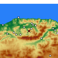 Nearby Forecast Locations - Larbaâ Nath Irathen - Mapa