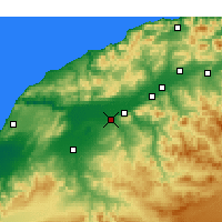 Nearby Forecast Locations - Djidioua - Mapa