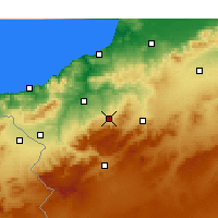 Nearby Forecast Locations - Chetouane - Mapa