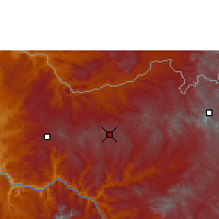Nearby Forecast Locations - Aksúm - Mapa