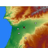 Nearby Forecast Locations - Oulad Teima - Mapa