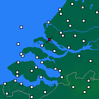 Nearby Forecast Locations - Hellevoetsluis - Mapa