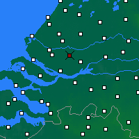 Nearby Forecast Locations - Barendrecht - Mapa