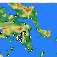 Nearby Forecast Locations - Marathón - Mapa