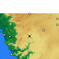 Nearby Forecast Locations - Dandeli - Mapa