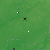 Nearby Forecast Locations - Klimavichy - Mapa
