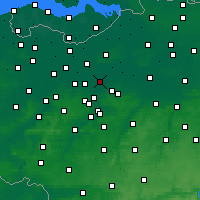 Nearby Forecast Locations - Dendermonde - Mapa