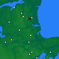 Nearby Forecast Locations - Terndrup - Mapa