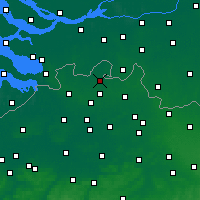 Nearby Forecast Locations - Hoogstraten - Mapa