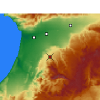 Nearby Forecast Locations - Ait Baha - Mapa