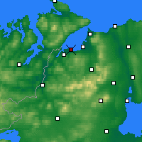 Nearby Forecast Locations - Londonderry - Mapa