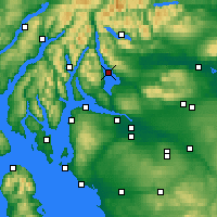 Nearby Forecast Locations - Loch Lomond - Mapa