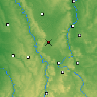 Nearby Forecast Locations - Lac de Madine - Mapa