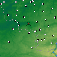 Nearby Forecast Locations - Mons - Mapa