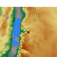 Nearby Forecast Locations - Vádí Mudžíb - Mapa