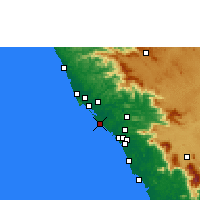 Nearby Forecast Locations - Kannur - Mapa