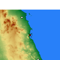 Nearby Forecast Locations - Safaga - Mapa