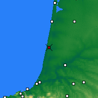 Nearby Forecast Locations - Léon - Mapa