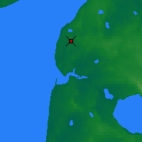 Nearby Forecast Locations - Egegik - Mapa