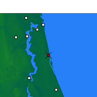 Nearby Forecast Locations - St Augustine - Mapa