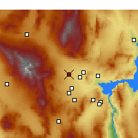 Nearby Forecast Locations - Las Vegas N - Mapa