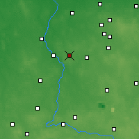 Nearby Forecast Locations - Zduńska Wola - Mapa