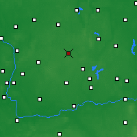 Nearby Forecast Locations - Hnězdno - Mapa