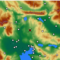 Nearby Forecast Locations - Kilkis - Mapa