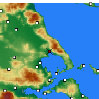 Nearby Forecast Locations - Volos - Mapa