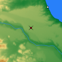 Nearby Forecast Locations - Pico Truncado - Mapa