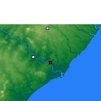 Nearby Forecast Locations - Penedo - Mapa