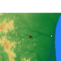 Nearby Forecast Locations - Nova Venécia - Mapa