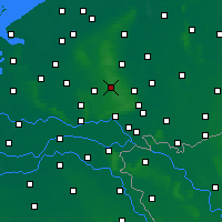 Nearby Forecast Locations - Hoenderloo - Mapa