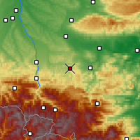 Nearby Forecast Locations - Corbières - Mapa
