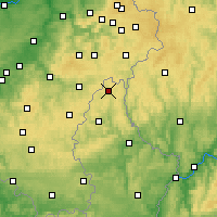 Nearby Forecast Locations - Troisvierges - Mapa