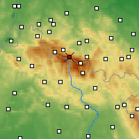 Nearby Forecast Locations - Špindlerův Mlýn - Mapa
