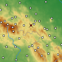 Nearby Forecast Locations - Boguszów-Gorce - Mapa