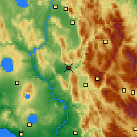 Nearby Forecast Locations - Terni - Mapa