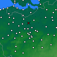 Nearby Forecast Locations - Lokeren - Mapa