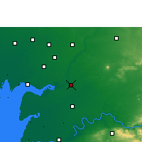 Nearby Forecast Locations - Vádódara - Mapa