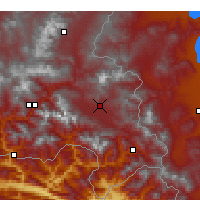 Nearby Forecast Locations - Yüksekova - Mapa