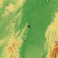 Nearby Forecast Locations - Tournus - Mapa