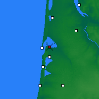 Nearby Forecast Locations - Arcachon - Mapa