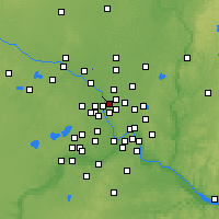 Nearby Forecast Locations - Fridley - Mapa