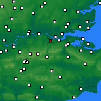 Nearby Forecast Locations - Dartford - Mapa