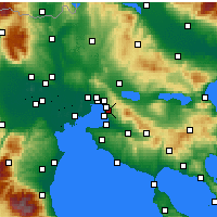 Nearby Forecast Locations - Pylaia - Mapa