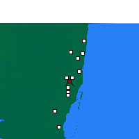 Nearby Forecast Locations - Miramar - Mapa
